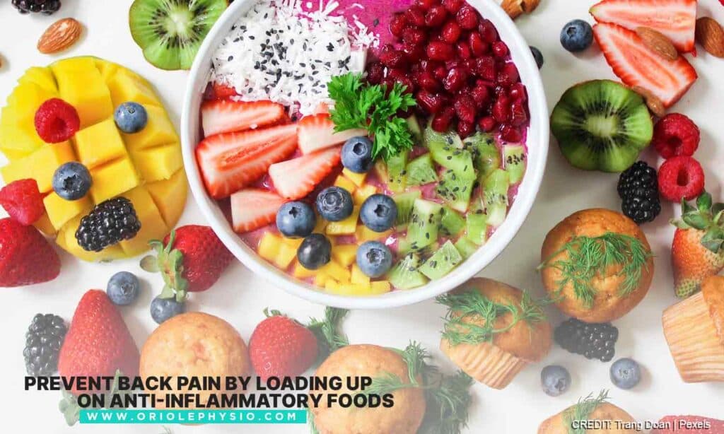  Prevent back pain by loading up on anti-inflammatory foods