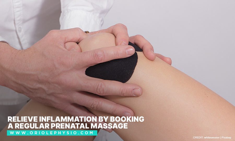 Relieve inflammation by booking a regular prenatal massage