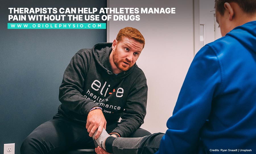 Therapists can help athletes manage pain without the use of drugs